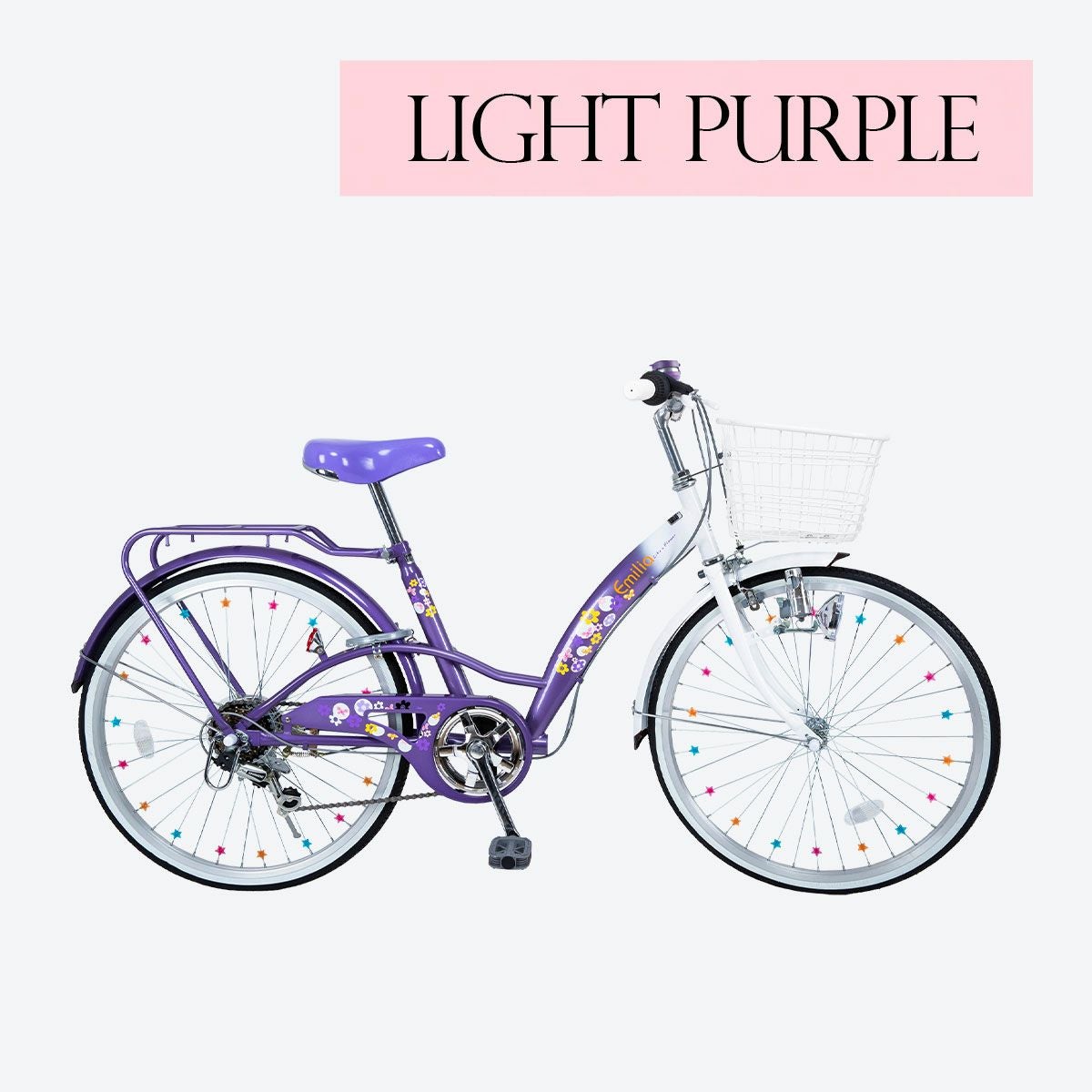 B260 子供自転車★Emilia★6段変速★24インチ 21Technology 子供用自転車 24インチ シマノ製6段変速 女の子 女子